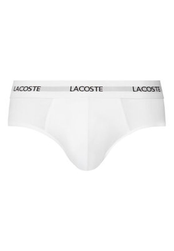 Lacoste Komplet 3 par slipów 8H5702 Kolorowy. Materiał: bawełna. Wzór: kolorowy