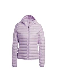 Adidas - Varilite Down Jacket. Kolor: różowy. Materiał: puch