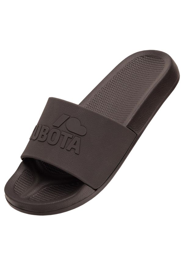 Kubota Klapki Basenowe Basic Plain. Kolor: brązowy
