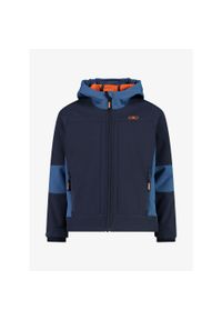 Kurtka dziecięca CMP Etherea. Kolor: niebieski. Materiał: softshell. Styl: sportowy
