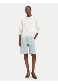 Hugo - HUGO Bluza Dismoolie B 50566506 Kremowy Relaxed Fit. Kolor: kremowy. Materiał: bawełna #2