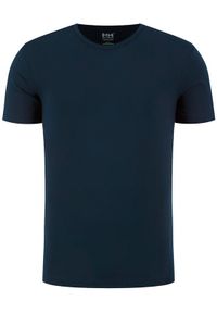 Helly Hansen T-Shirt Crew 33995 Granatowy Regular Fit. Kolor: niebieski. Materiał: bawełna