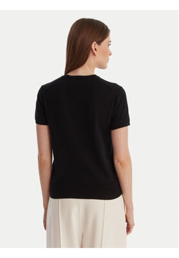 Polo Ralph Lauren T-Shirt 211971872005 Czarny Slim Fit. Typ kołnierza: polo. Kolor: czarny. Materiał: bawełna