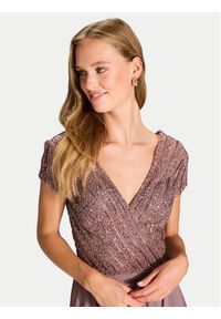 Hey Kyla Sukienka wieczorowa 5AJ002HK Różowy Regular Fit. Kolor: różowy. Materiał: syntetyk. Styl: wizytowy #2