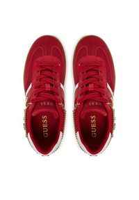 Guess Sneakersy FLTNAO SUE12 Czerwony. Kolor: czerwony. Materiał: skóra #5