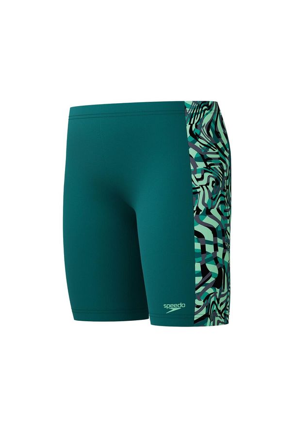 Kąpielówki chłopięce spodenki kąpielowe Speedo Jammer Digital. Kolor: zielony