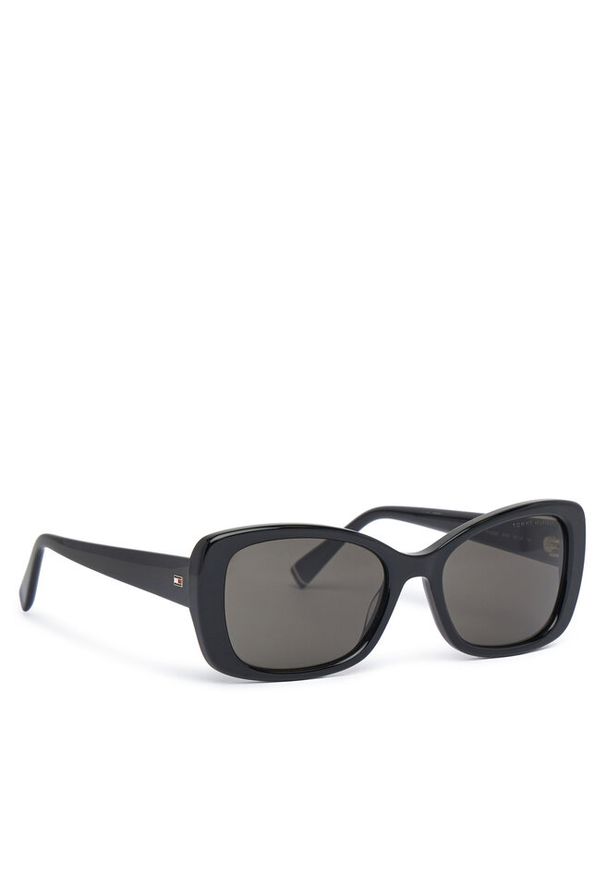 TOMMY HILFIGER - Okulary przeciwsłoneczne Tommy Hilfiger. Kolor: czarny