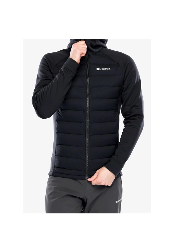 Kurtka hybrydowa męska Montane Composite Hoodie. Kolor: czarny