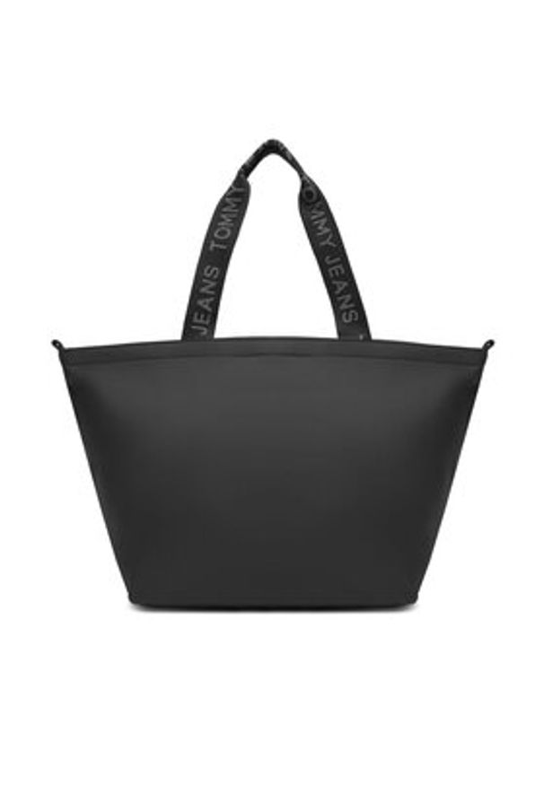 Tommy Jeans Torba Ess Daily Tote AW0AW17891 Czarny. Kolor: czarny. Materiał: materiał