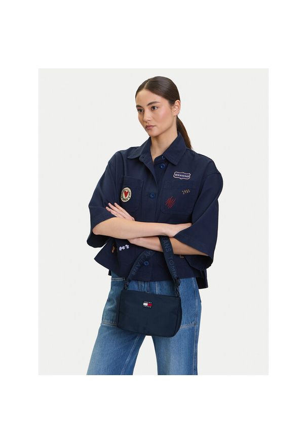 Torebka Tommy Jeans. Kolor: niebieski