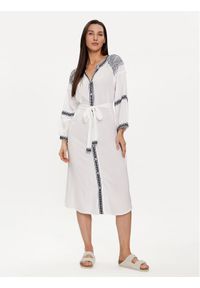 Melissa Odabash Sukienka letnia Ally Biały Regular Fit. Kolor: biały. Materiał: wiskoza. Sezon: lato #1
