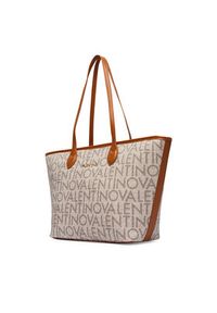 VALENTINO - Valentino Torebka Logo VBSA1F02 Beżowy. Kolor: beżowy. Materiał: skórzane #4