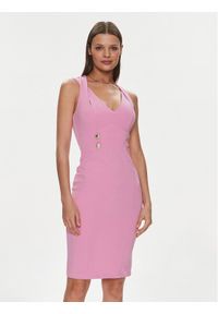 Rinascimento Sukienka koktajlowa CFC0019370002 Różowy Regular Fit. Kolor: różowy. Materiał: syntetyk. Styl: wizytowy #1