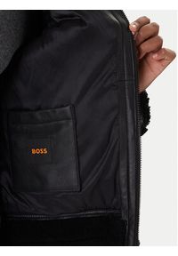 BOSS Kurtka skórzana Joglaci 50547560 Czarny Relaxed Fit. Kolor: czarny. Materiał: skóra #3