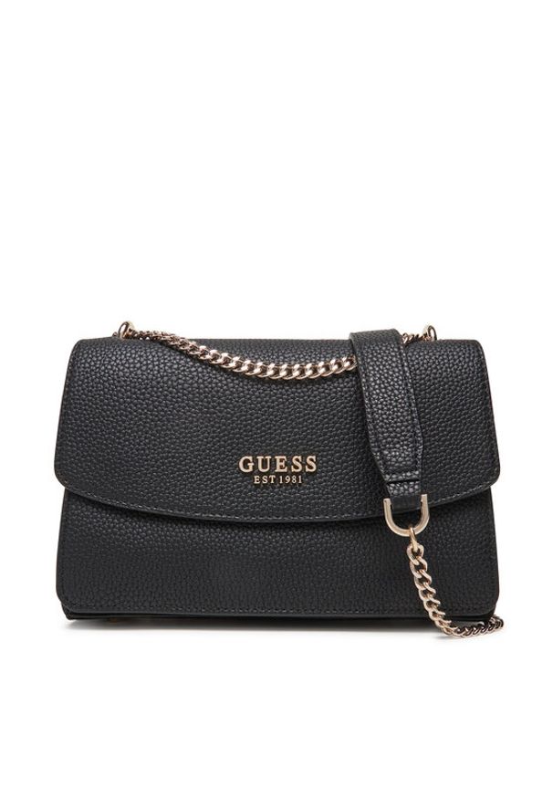 Guess Torebka Calista HWBG73 34210 Czarny. Kolor: czarny. Materiał: skórzane