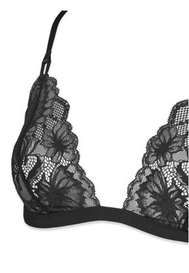 Hunkemöller Biustonosz braletka Stormi 300739 Czarny. Kolor: czarny. Materiał: syntetyk