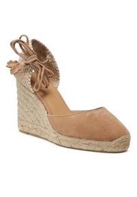 Castañer Espadryle Carina/8/007 021740-2008 Beżowy. Kolor: beżowy. Materiał: skóra #5