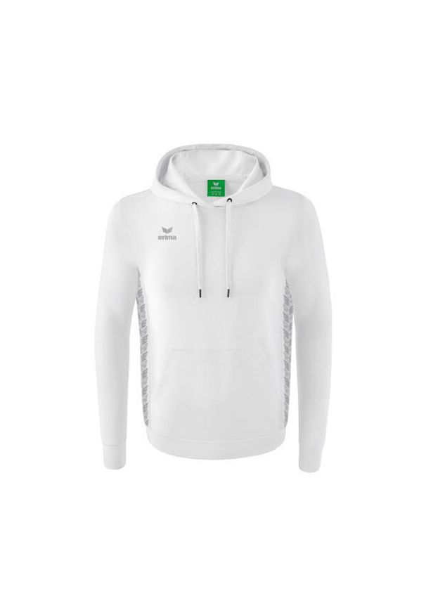 ERIMA - Bluza dziecięca z kapturem Erima Essential Team. Typ kołnierza: kaptur. Kolor: biały
