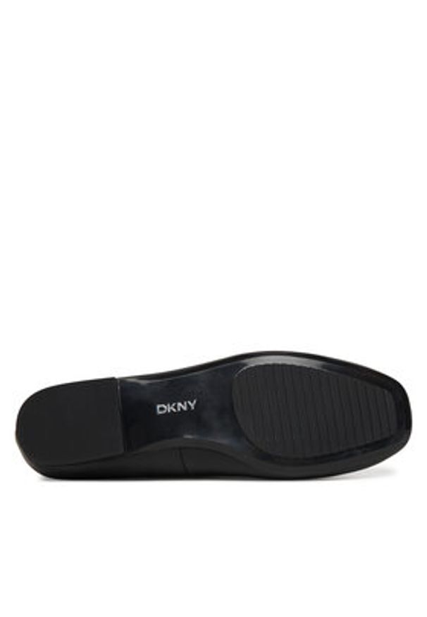 DKNY Baleriny Darianne K2644584 Czarny. Kolor: czarny. Materiał: skóra