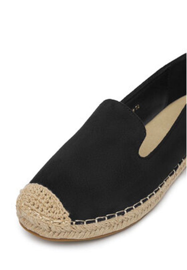 DeeZee Espadryle RS07-18 Czarny. Kolor: czarny. Materiał: materiał