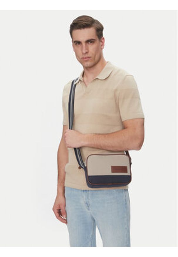 TOMMY HILFIGER - Tommy Hilfiger Saszetka Th Casual Camera Bag AM0AM13366 Beżowy. Kolor: beżowy. Materiał: skóra