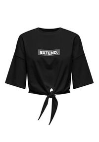 only - ONLY T-Shirt Serena 15343356 Czarny Regular Fit. Kolor: czarny. Materiał: bawełna #7