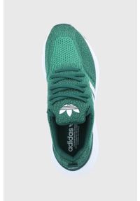 adidas Originals buty Swift Run 22 GZ3501 kolor zielony. Nosek buta: okrągły. Zapięcie: sznurówki. Kolor: zielony. Materiał: włókno, guma, materiał. Sport: bieganie #3