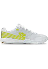 SALMING - Buty do chodzenia damskie Salming Viper 5. Zapięcie: sznurówki. Kolor: żółty, biały, wielokolorowy. Materiał: materiał, syntetyk, tkanina. Szerokość cholewki: normalna. Sport: turystyka piesza