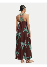 LOLA CASADEMUNT Sukienka letnia LS2616022 Brązowy Relaxed Fit. Kolor: brązowy. Sezon: lato #2