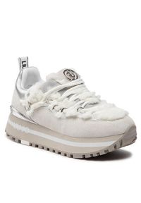 Liu Jo Sneakersy Maxi Wonder BF2099 P0306 Beżowy. Kolor: beżowy. Materiał: skóra, zamsz