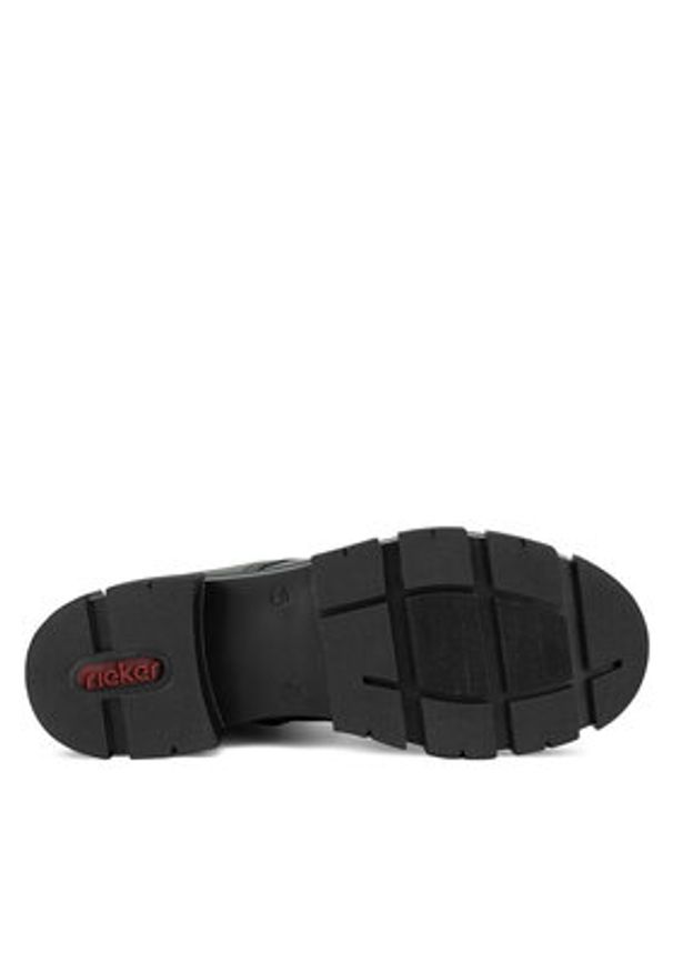 Rieker Botki Y7102-52 Zielony. Kolor: zielony. Materiał: materiał