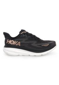 HOKA - Buty do biegania damskie Hoka One One Clifton 9. Kolor: czarny. Materiał: syntetyk, materiał. Szerokość cholewki: normalna