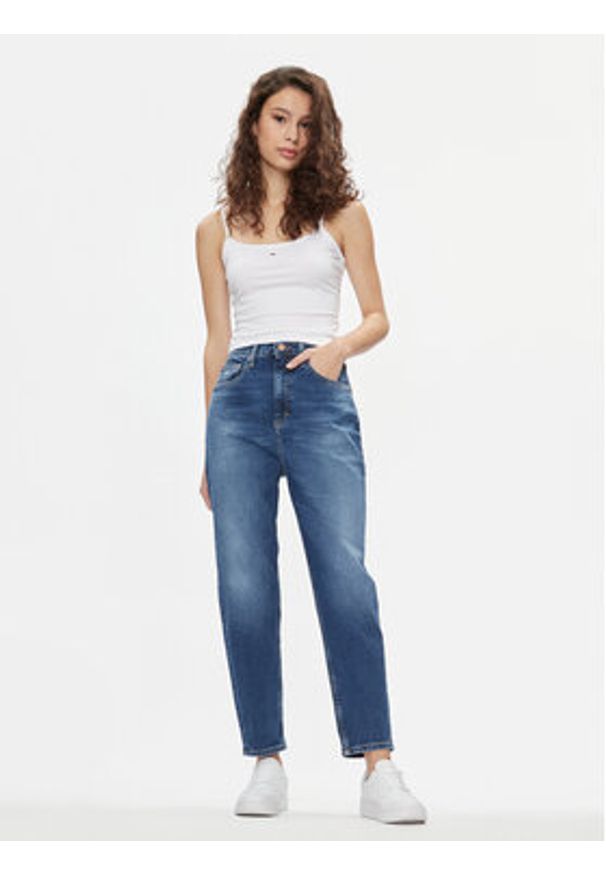 Tommy Jeans Komplet 2 topów Essential DW0DW18148 Kolorowy Regular Fit. Materiał: bawełna. Wzór: kolorowy