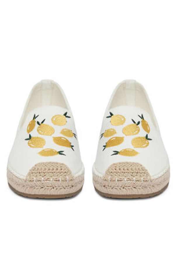DeeZee Espadryle MXCR-229 Biały. Kolor: biały. Materiał: materiał