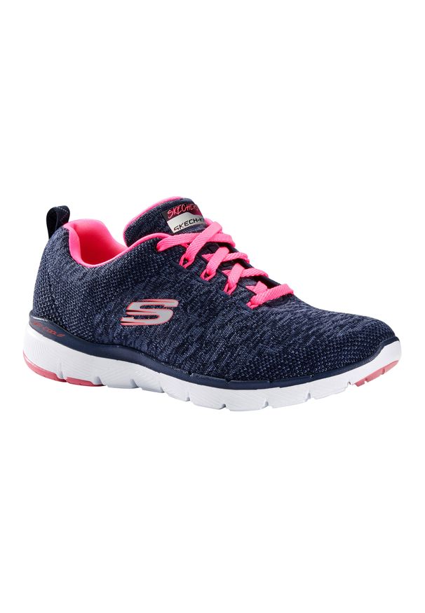 skechers - Buty do chodzenia damskie Flex Appeal. Materiał: kauczuk. Sport: turystyka piesza