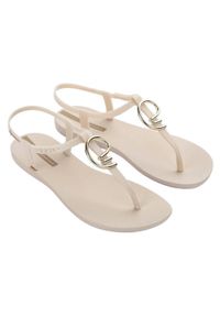 Sandały damskie Ipanema Class Stylish. Kolor: beżowy. Styl: sportowy