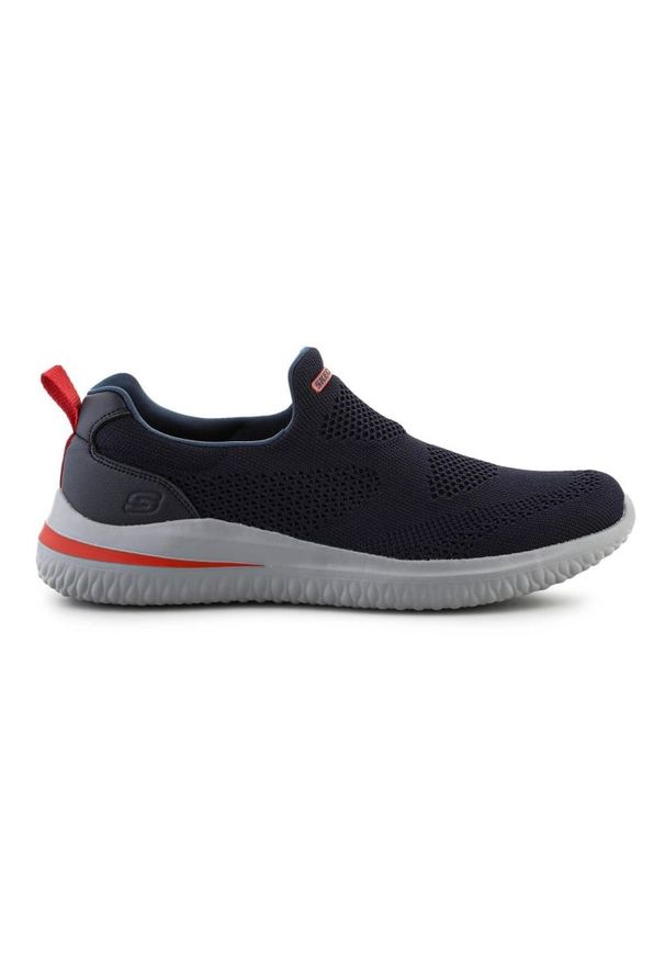 skechers - Buty Skechers Fairfield 210405-NVY niebieskie. Okazja: na co dzień. Kolor: niebieski. Materiał: materiał