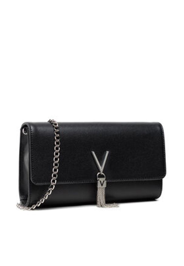 VALENTINO - Valentino Torebka Divina VBS1R401G Czarny. Kolor: czarny. Materiał: skórzane