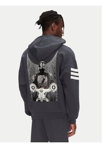 Adidas - adidas Bluza Star Wars The Mandalorian™ JI5720 Szary Regular Fit. Kolor: szary. Materiał: bawełna, syntetyk. Wzór: motyw z bajki #6