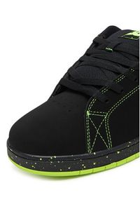 DC Shoes Sneakersy GAVELER ADYS100536-BL4 Czarny. Kolor: czarny. Materiał: nubuk, skóra