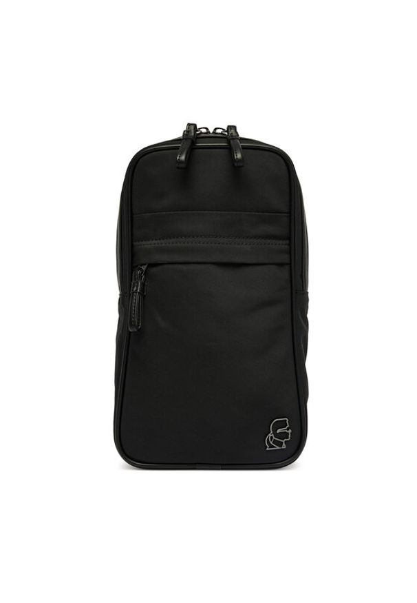 Karl Lagerfeld - KARL LAGERFELD Saszetka A4M30268 Czarny. Kolor: czarny. Materiał: materiał