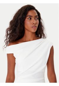 Rinascimento Sukienka koktajlowa CFC0125334003 Biały Slim Fit. Kolor: biały. Materiał: syntetyk. Styl: wizytowy #5