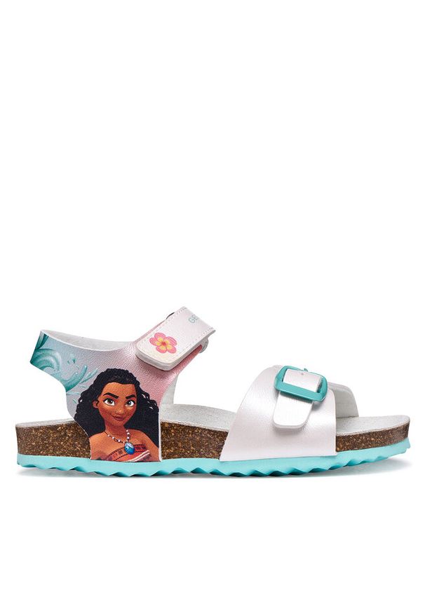 Sandały Geox. Kolor: biały