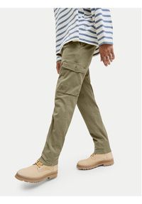 Jack & Jones Spodnie materiałowe Stace Arthur 12282388 Khaki Regular Fit. Kolor: brązowy. Materiał: bawełna #3