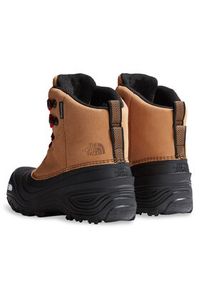 The North Face Śniegowce Y Chilkat V Lace WpNF0A7W5YKOM1 Brązowy. Kolor: brązowy. Materiał: materiał #4