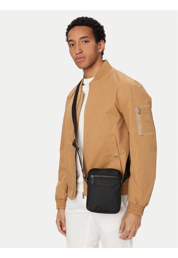 BOSS Saszetka Catch 3.0 NS Zip 50511961 Czarny. Kolor: czarny. Materiał: materiał