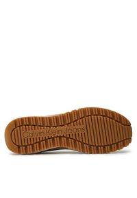Calvin Klein Jeans Sneakersy Toothy Run Laceup Low Lth Mix Wn YW0YW01052 Écru. Materiał: zamsz, skóra. Sport: bieganie #4