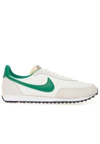 Buty Nike Waffle Trainer 2 DH1349-003 - białe. Kolor: biały. Materiał: dresówka, guma, zamsz. Szerokość cholewki: normalna. Wzór: aplikacja