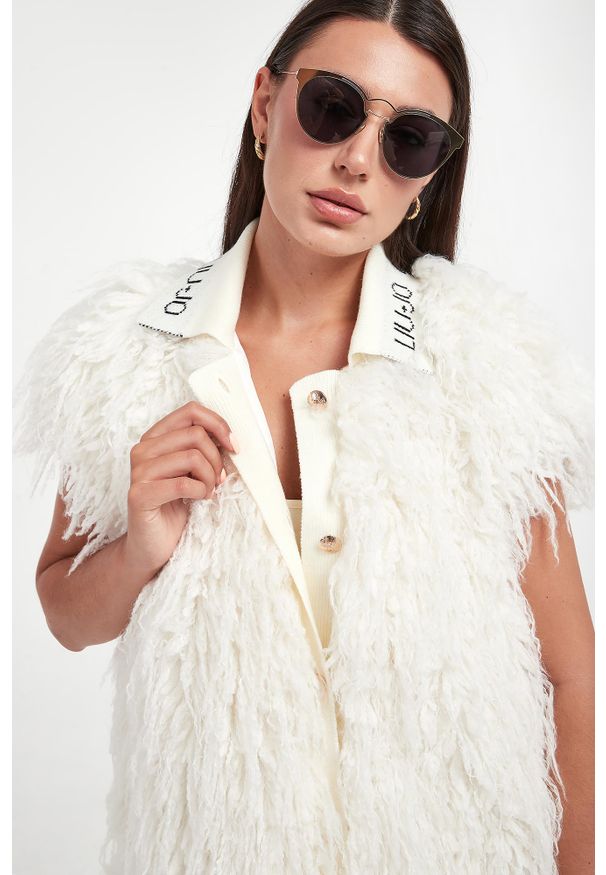 Liu Jo - Kamizelka futrzana damska LIU JO. Materiał: futro