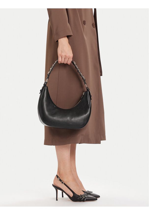 Liu Jo Torebka Tullia AF5038 E0077 Czarny. Kolor: czarny. Materiał: skórzane